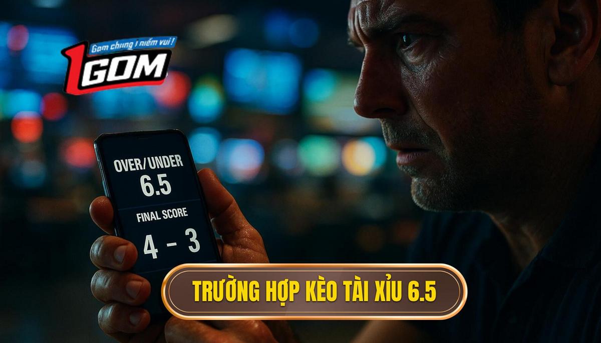 Các trường hợp thường xuất hiện kèo tài xỉu 6.5