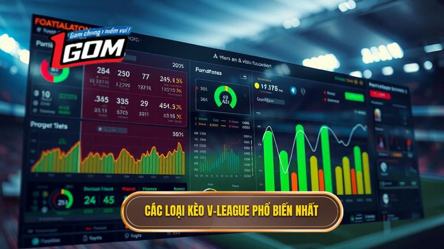 Các loại kèo phổ biến trên Bảng kèo V-League mới nhất
