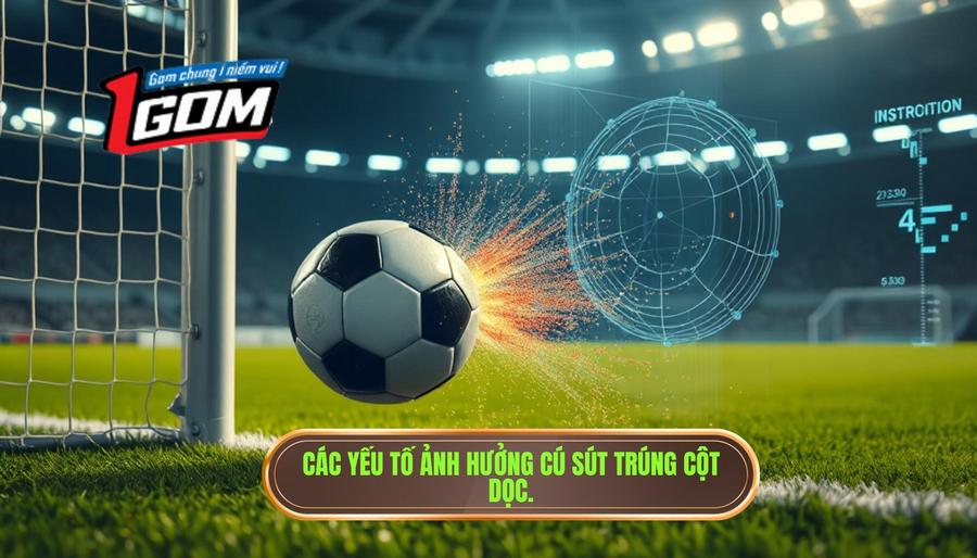 3. Các yếu tố ảnh hưởng cú sút trúng cột dọc.