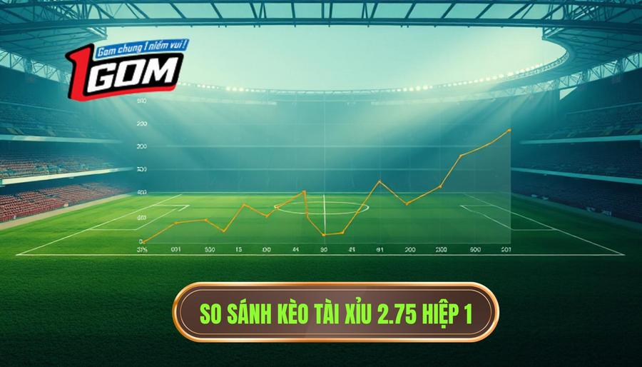 3. So sánh kèo tài xỉu 2.75 hiệp 1